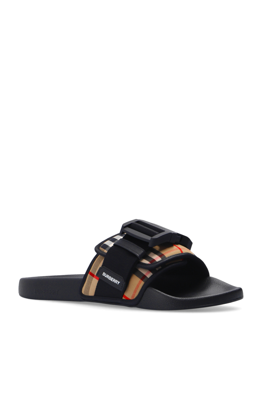 Slides with logo Burberry - SchaferandweinerShops Japan